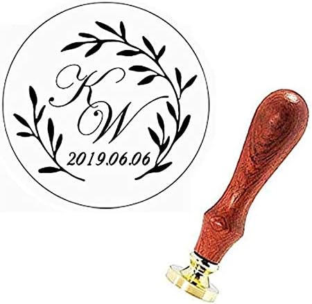 YGHM Vintage Custom Seal Wax Stamp - Personalized Logo/Image Design, Perfect for Wedding Invitations, Envelopes & Hand Crafts
