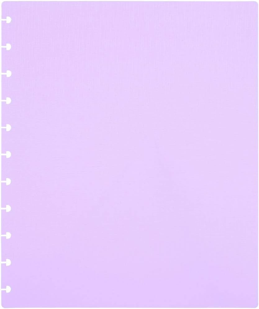 Talia Discbound Notebooks, Planner, Customizable, (Lavender, Letter (8.5in x 11in))