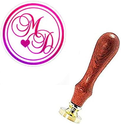 YGHM Vintage Custom Seal Wax Stamp - Personalized Logo/Image Design, Perfect for Wedding Invitations, Envelopes & Hand Crafts