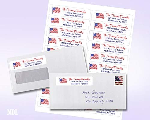 NextDayLabels – 4” x 1" Rectangular Sticker Labels for Printer - White Laser/Inkjet Printer Labels Return Address Labels Shipping Label Stickers (25 Sheets, 20 Per Sheet, 500 Labels)