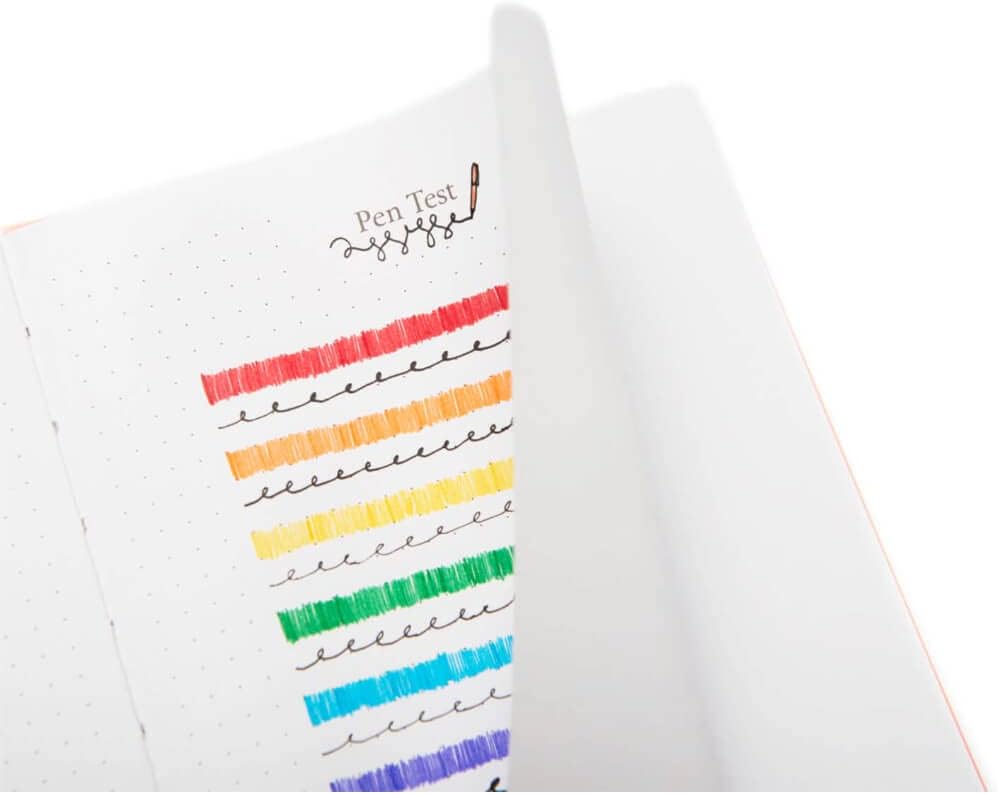 Yop & Tom Bullet Dotted Journal (A5) - Dandelion - Dot Grid Notebook With Extra Thick Paper (160 GSM) - Midnight Blue