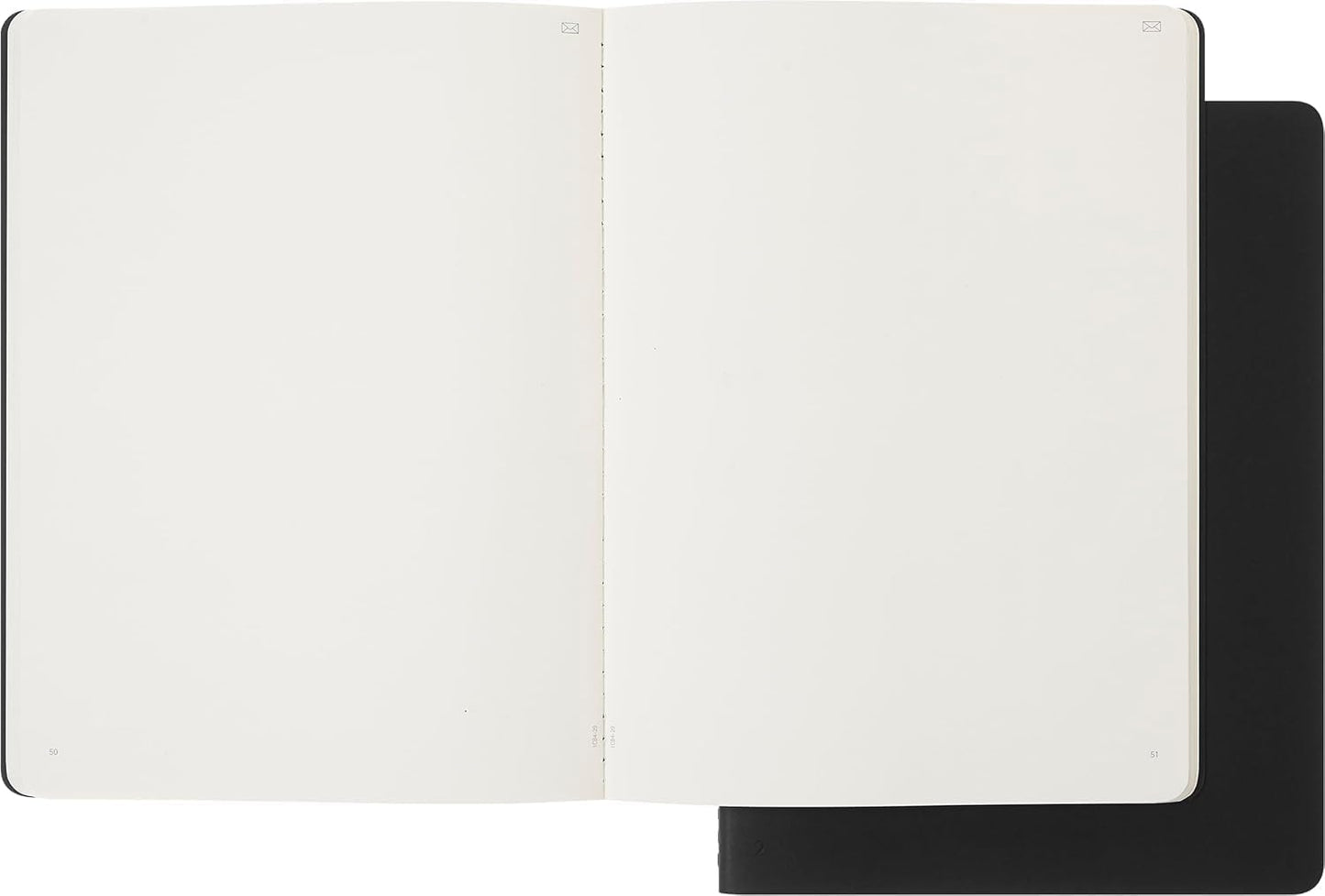 Moleskine Smart Cahier Journal, Extra Large, Plain, Black, Soft Cover (7.5 x 10)