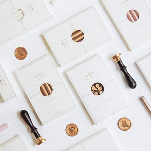 UNIQOOO Light Baby Blue Glue Gun Sealing Wax Sticks for Wax Seal Stamp - Perfect for Wedding Invitations, Thank You Card, Mails, Wine Gift Wrapping, Christmas Gift, Pack of 8