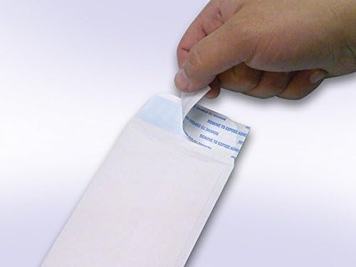 NextDay Labels #7 Coin Envelopes - 50-Pack White Peel & Seal Money Envelopes for Cash, Coins, Jewelry, or Small Parts - Durable White Paper Cash for Home, Office, or Business Use - Made in USA