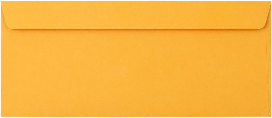 JAM PAPER #12 Manila Envelopes - 4 3/4 x 11 - Brown Kraft Manila - 50/Pack