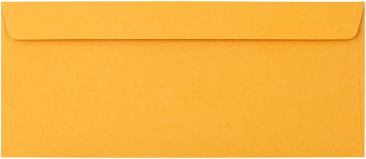 JAM PAPER #12 Manila Envelopes - 4 3/4 x 11 - Brown Kraft Manila - 50/Pack