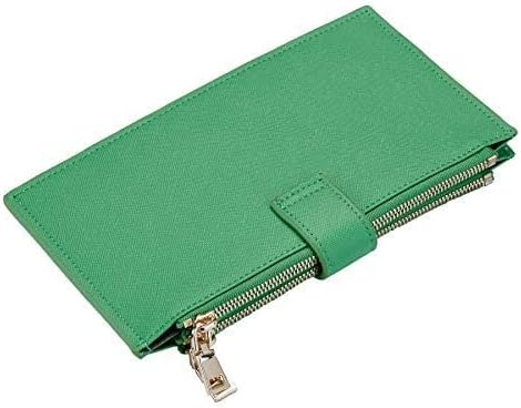 Travelambo RFID Wallet Women Large Size Bifold Multi Card Wallet Case with Zipper Pocke Credit Card Holder for Women