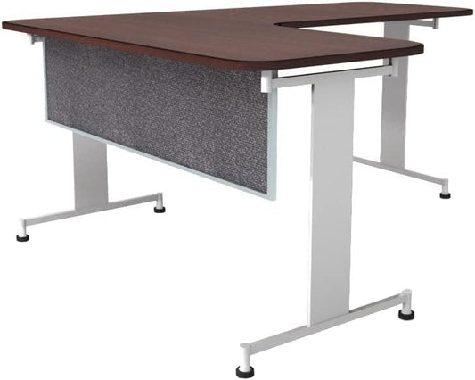 OBEX Acoustic Table Mounted Modesty Desk Privacy & Sound Absorbing Panel for Office Cubicles, 24" x 42", Graphite