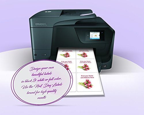 NextDayLabels – 4" x 3-1/3" Rectangular Sticker Labels for Printer - White Laser/Inkjet Printer Labels Return Address Labels Shipping Label Stickers (250 Sheets, 6 Per Sheet, 1500 Labels)