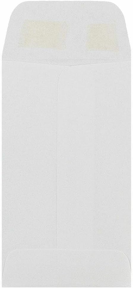 LUXPaper #3 Coin Envelopes | 2 1/2" x 4 1/4" | Bright White | 24lb. Text | 50 Qty