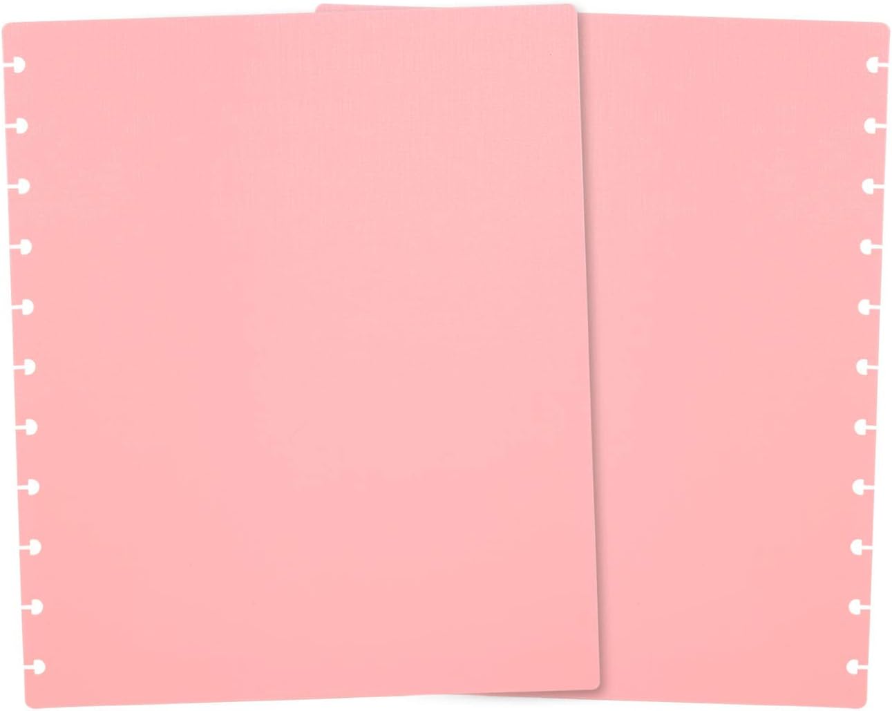 Talia Discbound Notebooks, Planner, Customizable, (Salmon w/Salmon Discs, Letter (8.5in x 11in))