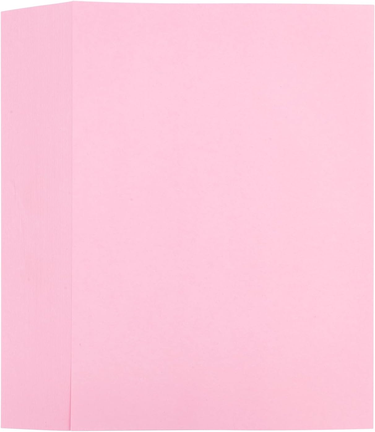 M&G 100 Sheets Pink Copy Printing Paper, 8.3 X 11.7 inch Colored Printer Papers, Pink Construction Paper for Card Making Scrapbooking School Office Party DIY Craft
