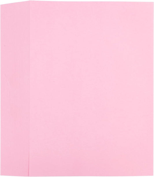 M&G 100 Sheets Pink Copy Printing Paper, 8.3 X 11.7 inch Colored Printer Papers, Pink Construction Paper for Card Making Scrapbooking School Office Party DIY Craft