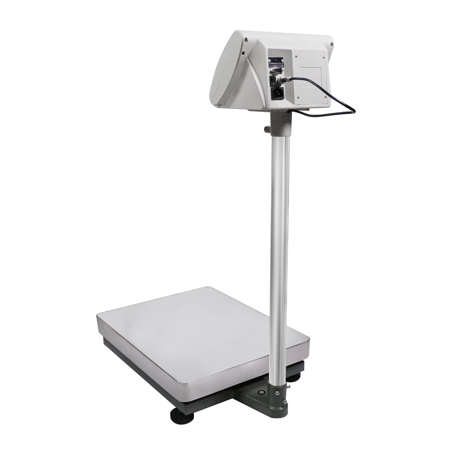 U.S. Solid Bench Scale - 350 lb x 0.002 lb Stainless Steel Postal Package Shipping Scale Digital Bench Platform Balance with 16 inch x 20 inch Platform, Lb/Kg