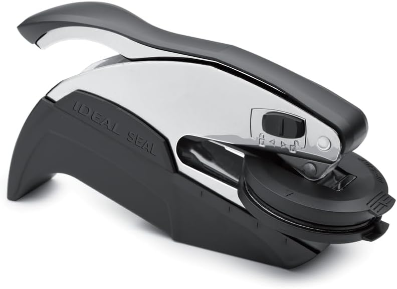 Book Embosser Personalized with Fancy Monogram Initial in Center, Custom Round Library Book Embossing Tool, Teacher School Book Stamp, Ex Libris Embosser, Gift for Book Lover