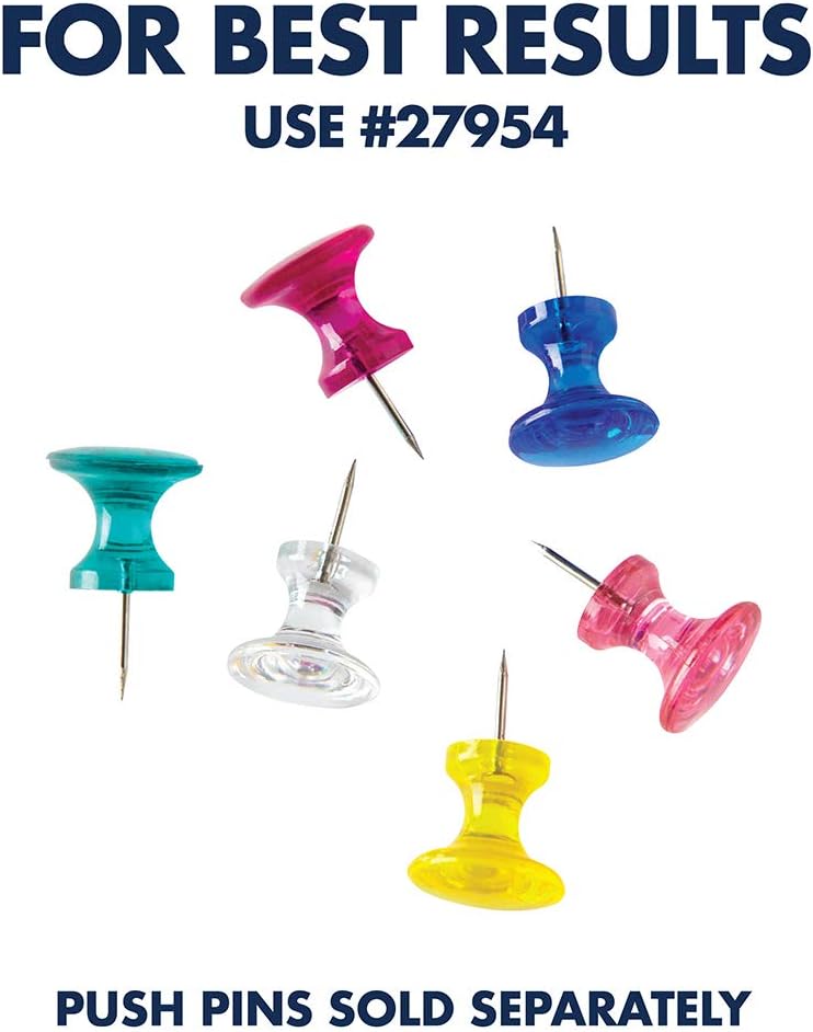 Quartet Cork Board, Bulletin Board, 3' x 2' Corkboard, Black Frame (2303B)