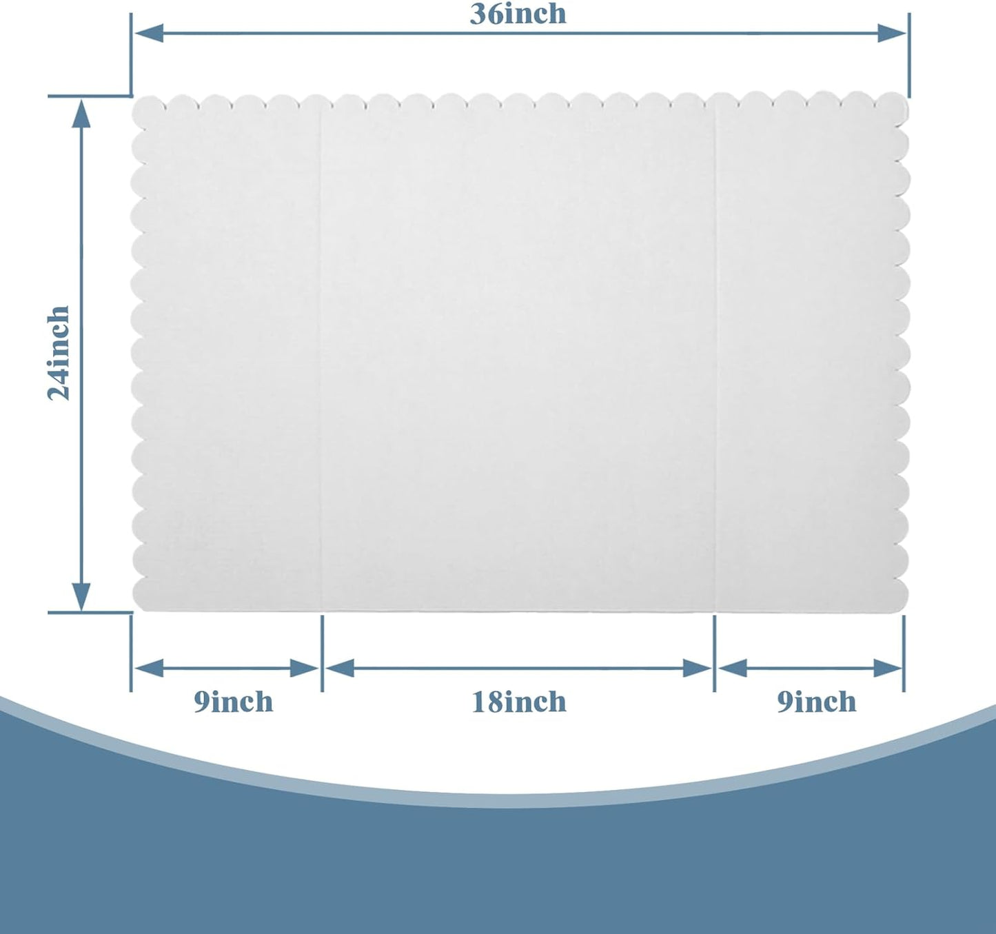 24 Pcs Foldable Presentation Boards,24x36 Inch Tri-Fold Poster Display Boards with A4 Colored Cardboard for Business Exhibits,School Projects and Photo Displays