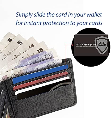 RFID Blocking Card Contactless Credit Card Protection Safe RFID Card Wallet Shield Protector Blocker (Pack of 6)