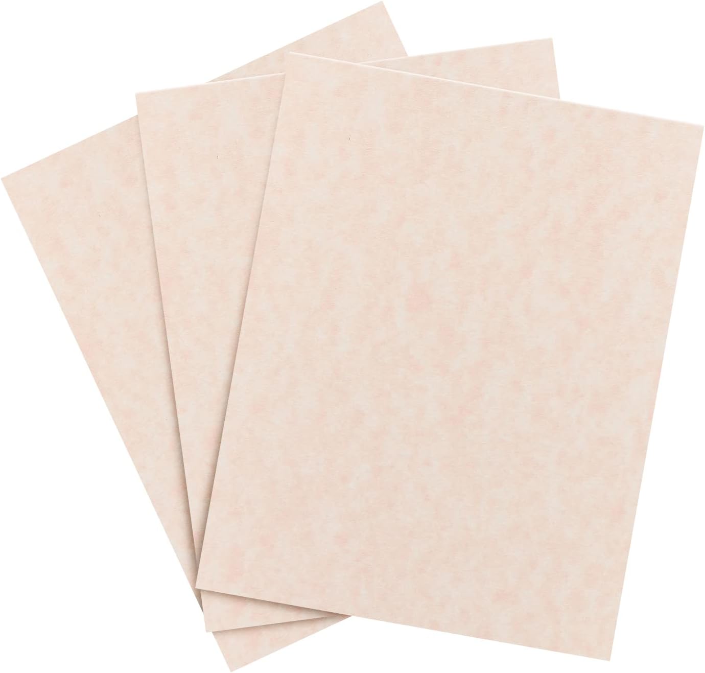 Salmon Parchment Paper – Great for Certificates, Menus and Wedding Invitations | 24lb Bond / 60lb Text / 90GSM | Writing, Copy, Printing – 8.5 x 11 Letter Size Paper | 100 Sheets per Pack