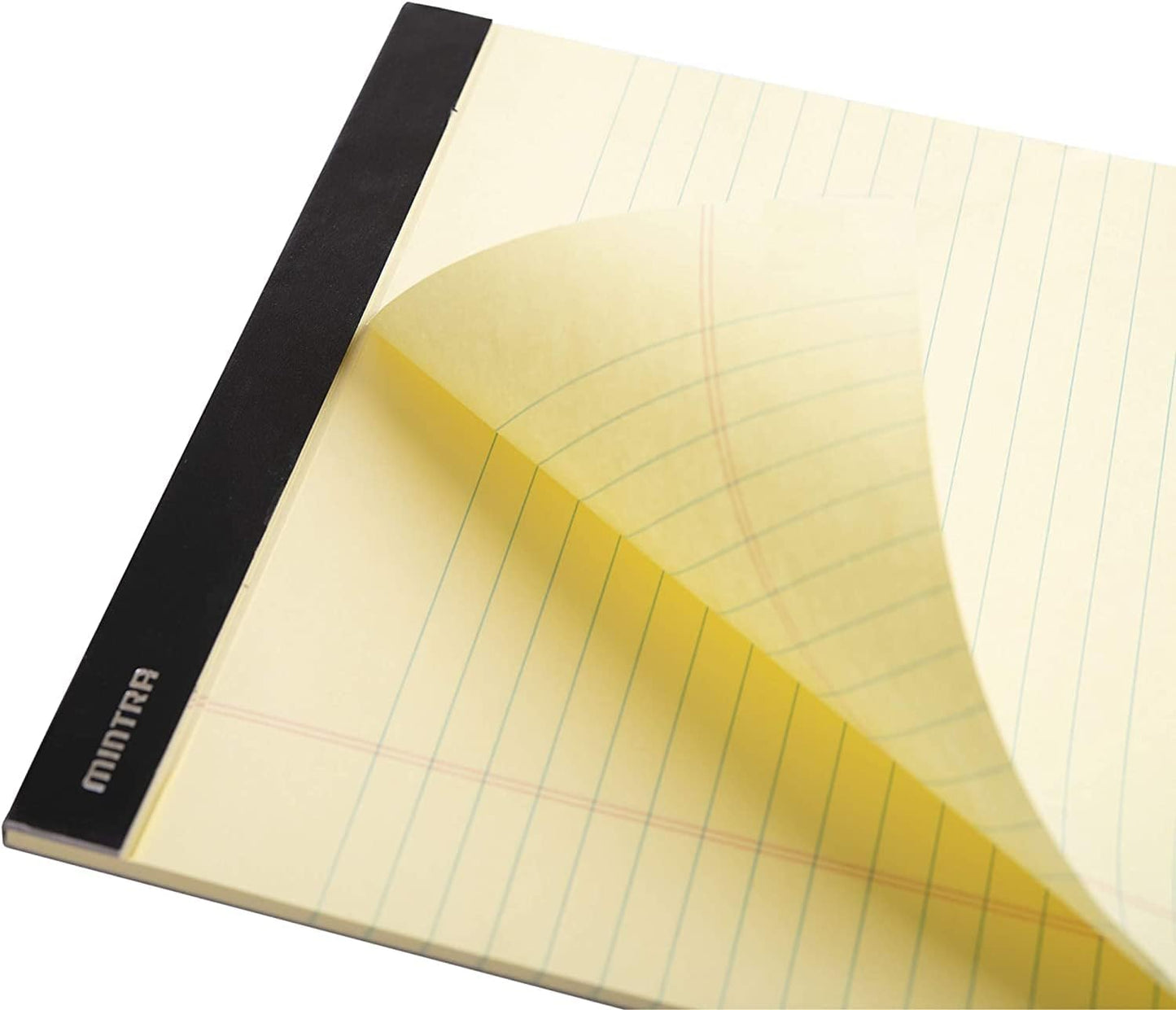 Mintra Office Legal Pads (Double Pad 3pk (Canary), 8.5in x 11in (Wide Ruled))