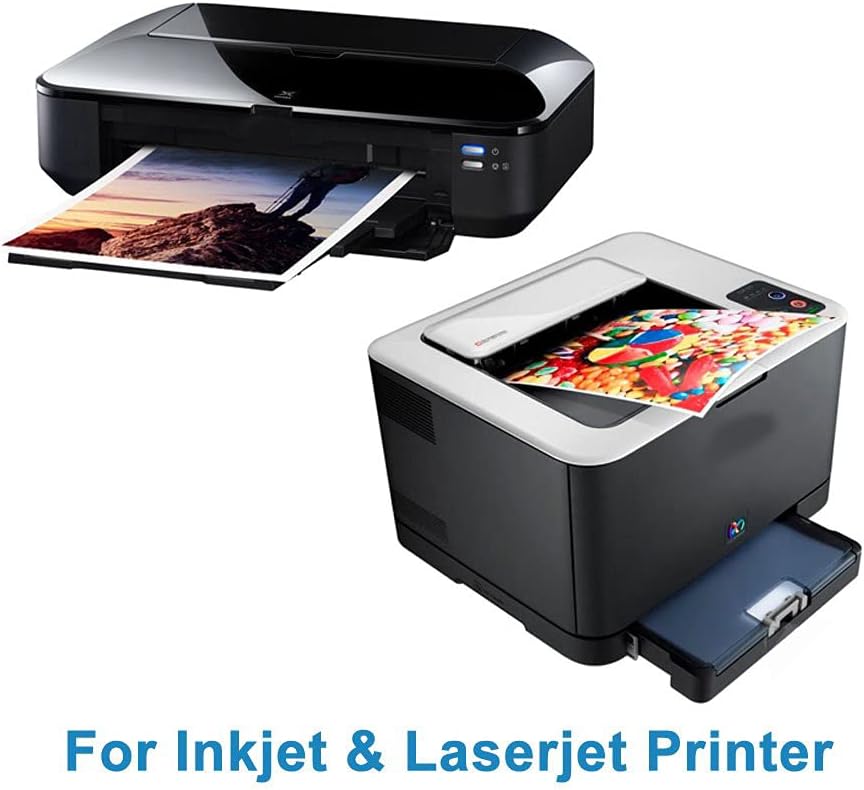 Uinkit 120 Sheets Presentation Paper Matte 8.5x11 Inkjet 48lb 180gsm Single Side Printable Photo for All Dye Ink Inkjet Printers