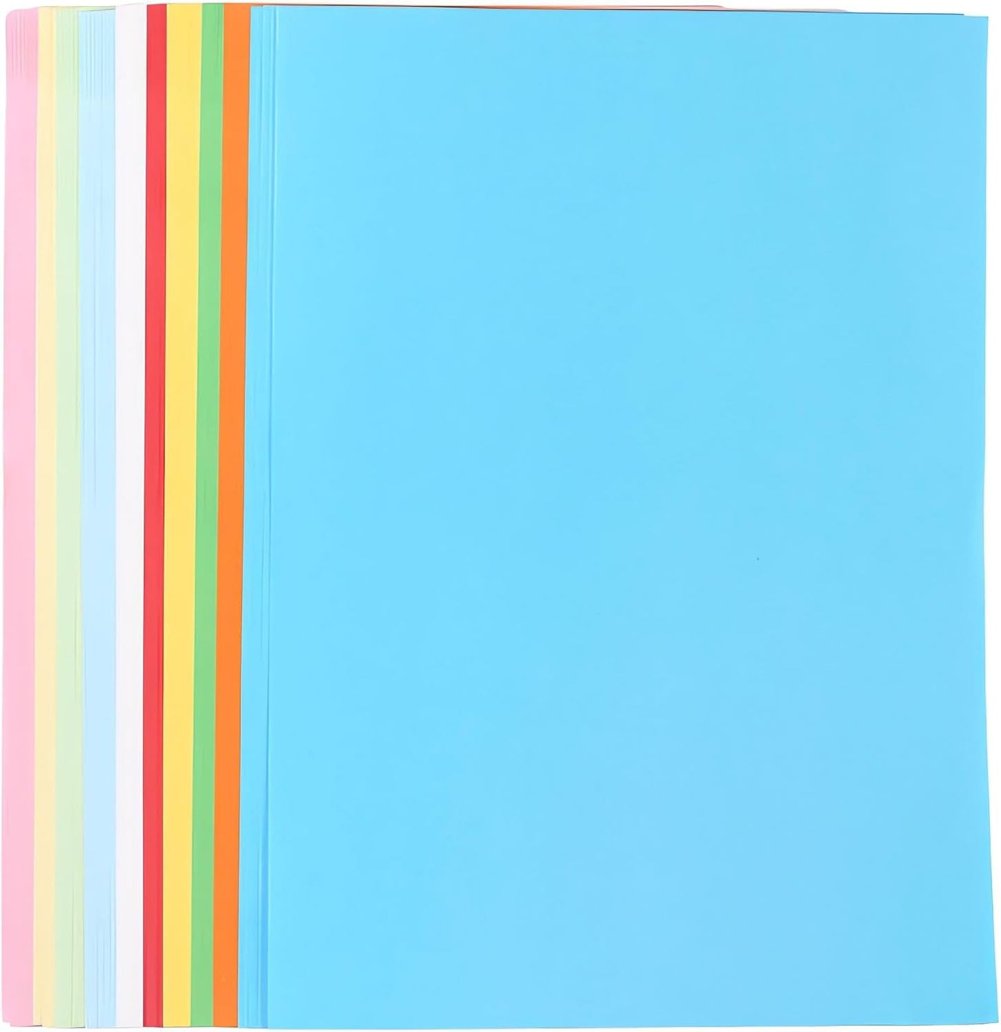 M&G 100 Sheets Colored Copy Printing Paper Assorted Colors, 8.3 X 11.7 in Construction Paper for Card Making Scrapbooking Kids School Office DIY Craft