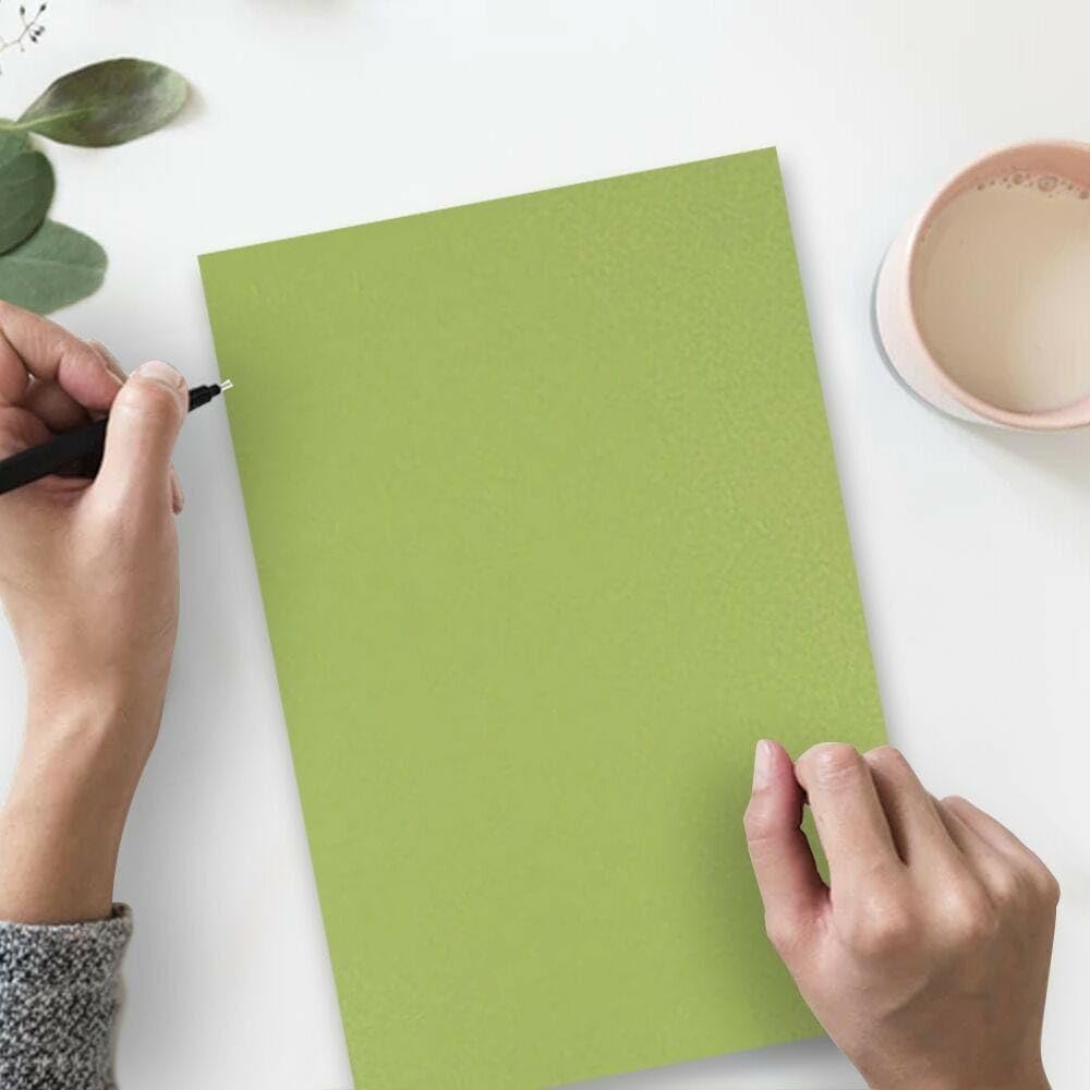 LUXPaper 8.5" x 14" Paper | Legal Size | Avocado Green | 70lb. Text | 50 Qty