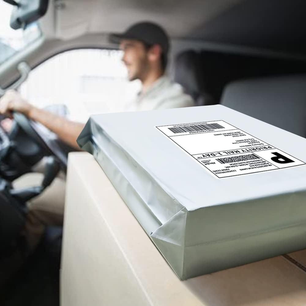 POLYSELLS 50 pcs 19x24 Inches White Poly Mailers Shipping Envelopes, Strong Adhesive Sealing, Waterproof, and Tear-resistant Postal Mailing Bags for Clothing, Books, and Accessories