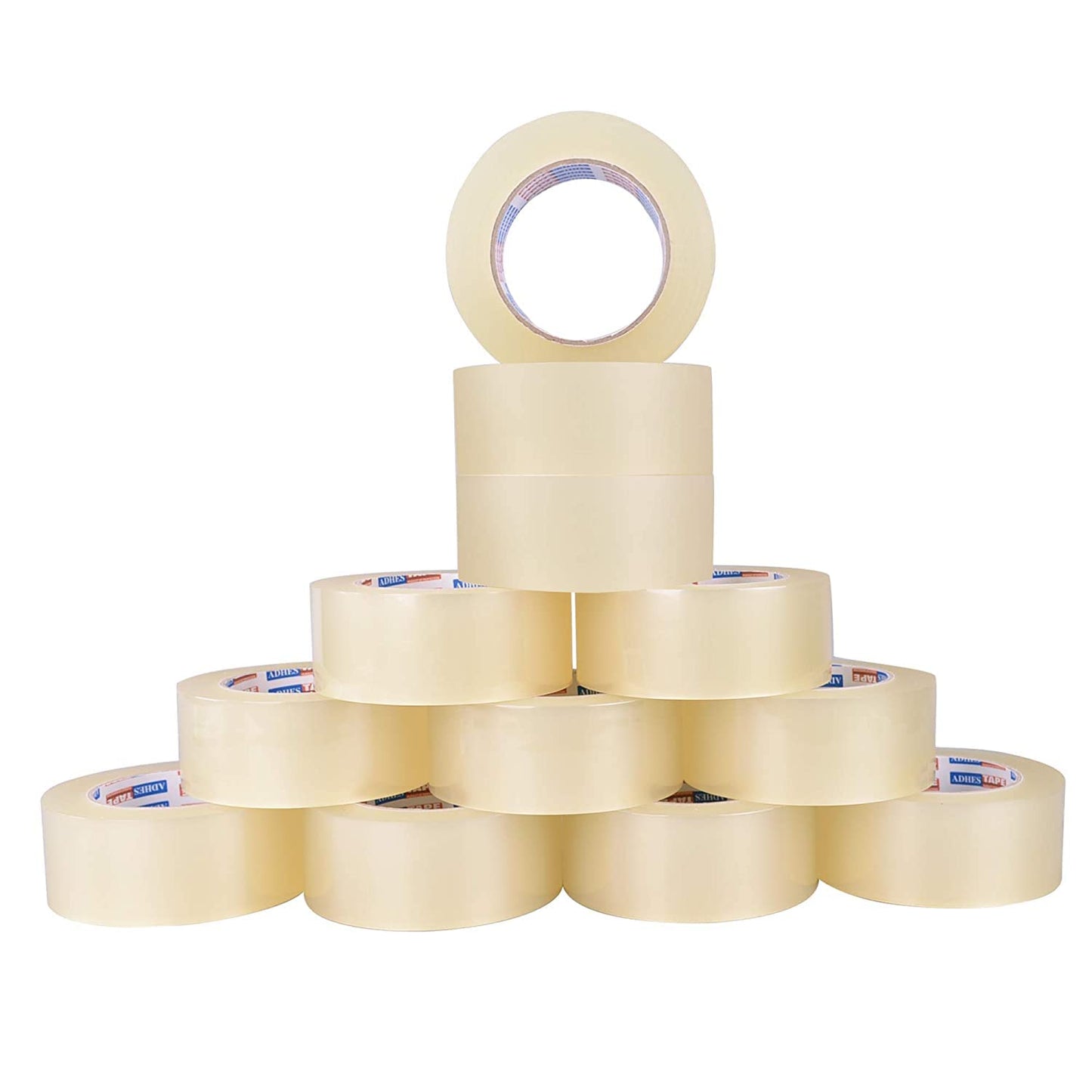ADHES Packing Tape Shipping Tape Packaging Tape for Moving Boxes,1.88 Inch x 100 Yards x 2.7 Mil, 60 Rolls