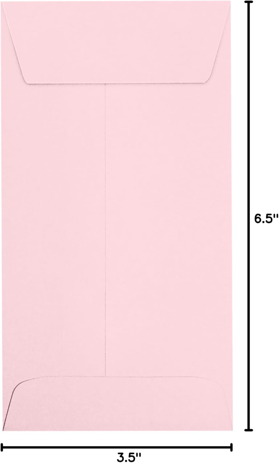 LUXPaper #7 Coin Envelopes | Peel & Press | 3 1/2" x 6 1/2" | Candy Pink | 80lb. Text | 50 Qty