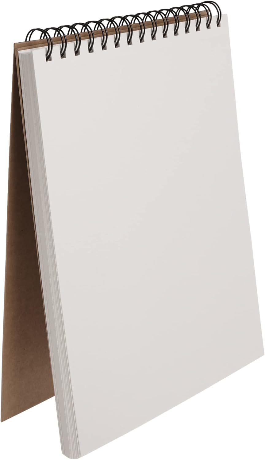 OOLY DIY Cover Large Sketchbook, 8 x 10.5 Inches, White Paper Sketchbook Drawing Book for Kids, Adults, and Artists Great Drawing Pad for Gel Pens, White Pencils, Back to School Supplies