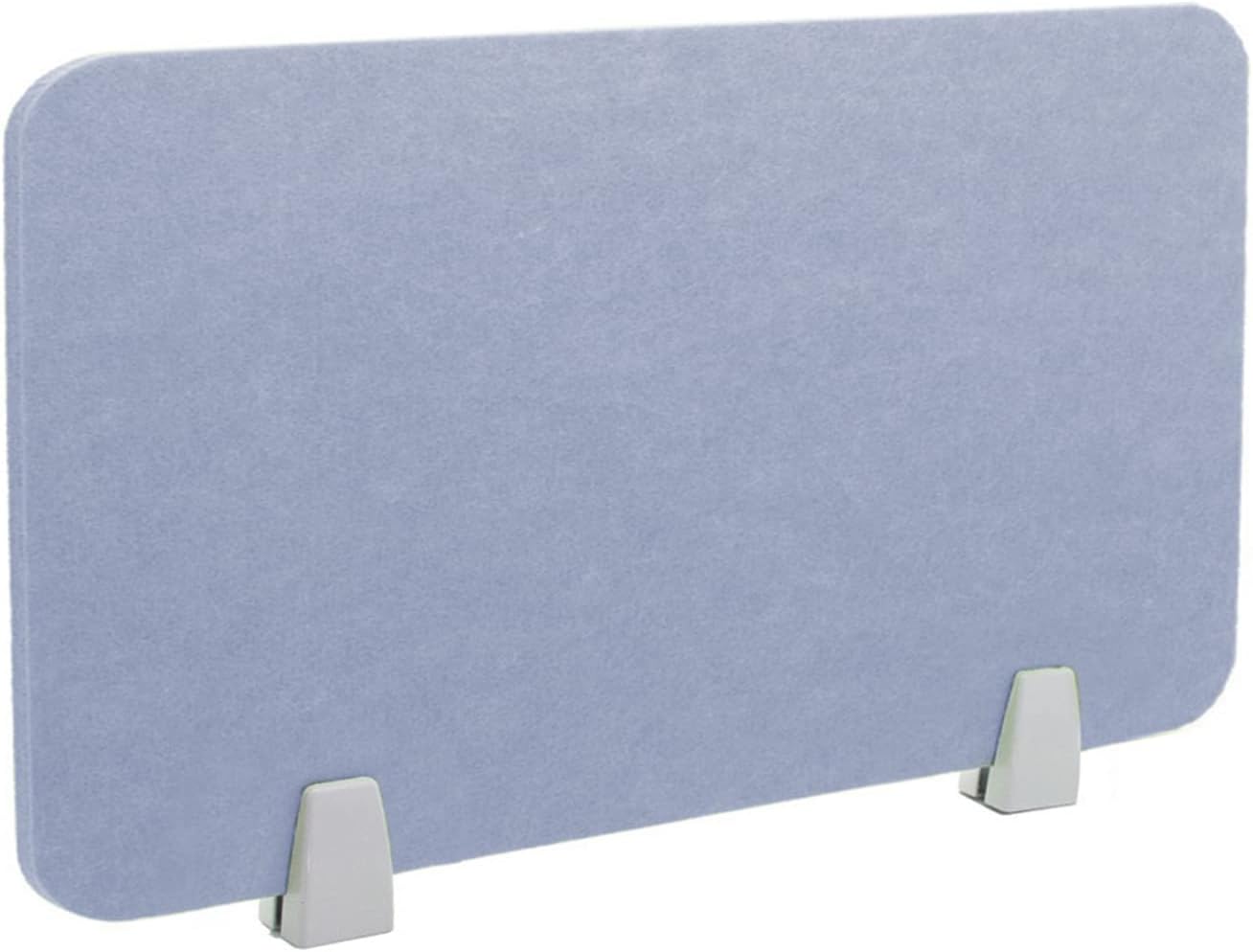 Icegrey Acoustic Desk Divider Privacy Panel Removable Sound Absorbing Desk Partition Board with 2 Clips for Student Call Centers Offices Braries Classrooms Library, Grey Blue, 19.5x11.7