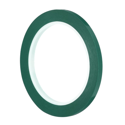 uxcell 1/4" x 60 Yard Graphic Tape Whiteboard Grid Marking Tape Pinstripe Chart Line, Green