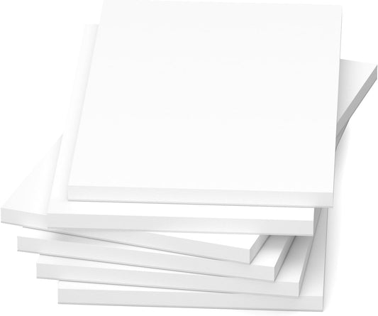 Note Pads 4x6, 6 Pack Mini Blank Notepad 4x6, Small Notepads 4x6 Paper Pads, Scratch Pads 4x6 Small Pads of Paper, Memo Pads 4x6, White Server Note Pad Paper, Small Pocket Notebook 4x6, 50 Sheets/Pad