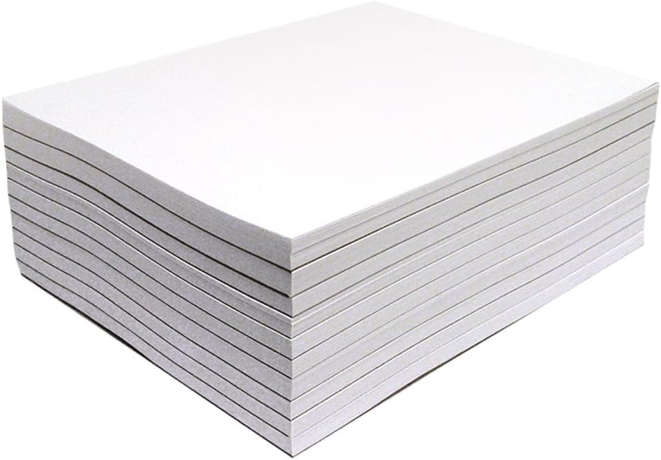 Memo Pads - Note Pads - Scratch Pads - Writing Pads - 10 Pads with 50 Sheets in Each Pad (4.25 x 5.5 inches)