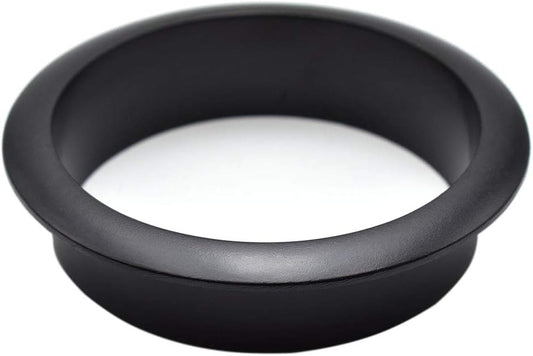 2-3/8 Inch(60mm) Zinc Alloy Desk Hole Cover Grommets Black Wire Cord Cable Organizer for Computer Desk Cabinet