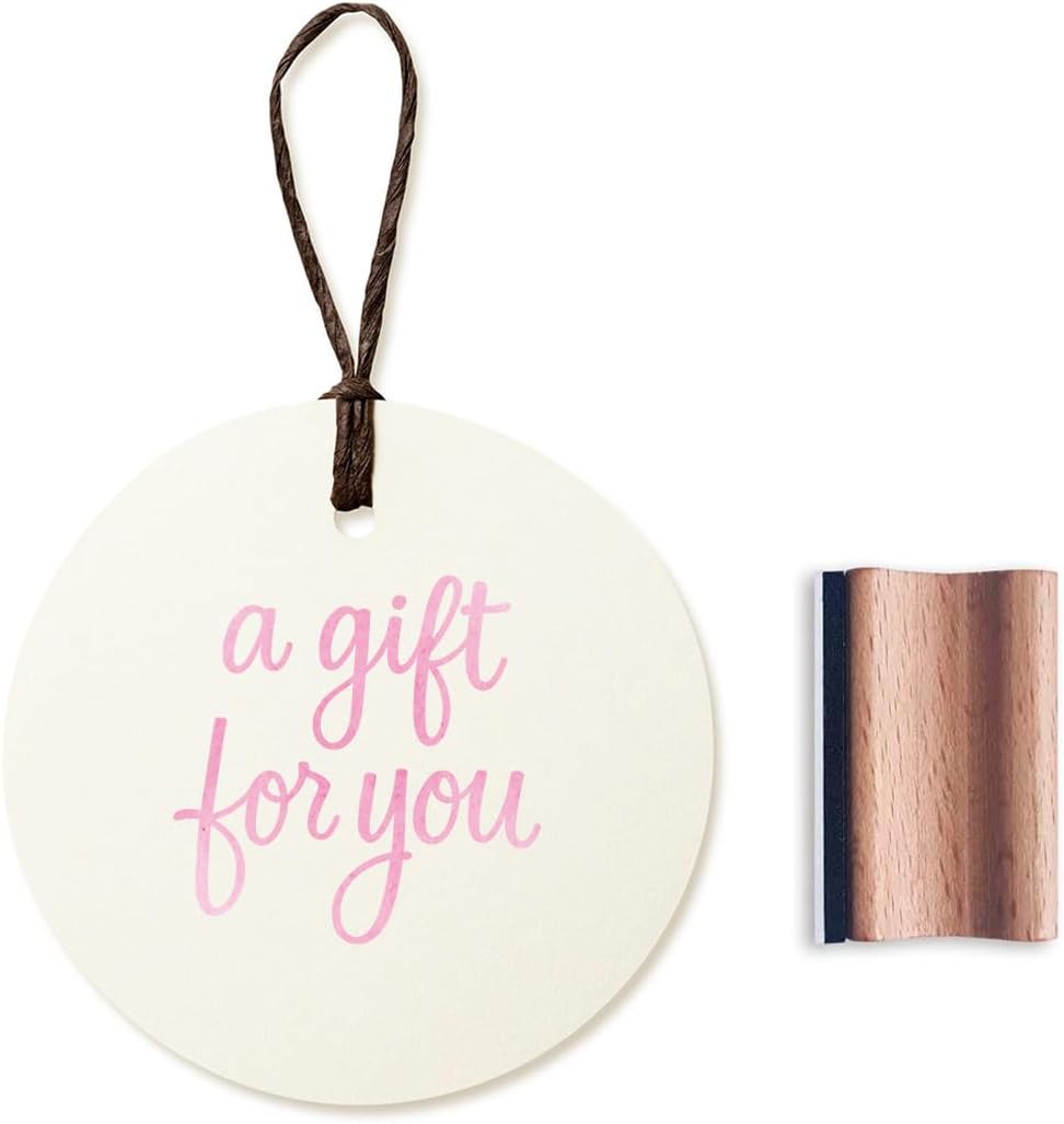A Gift for You Rubber Stamp, 1-1/3 Medium Stamp for Scrapbooking Card Making Crafting