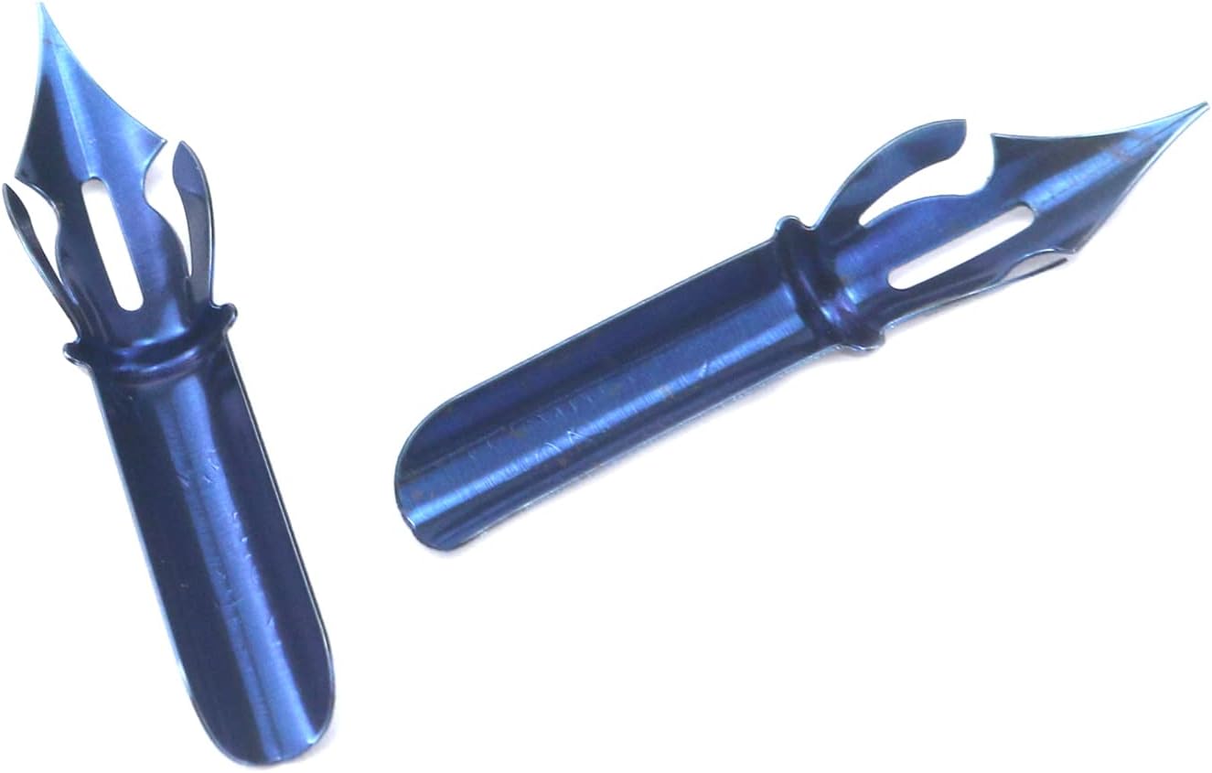 2Pcs/Set Comic Pen Nib Set Pen Nibs Replacements for Calligraphy Manga Writing Painting(Pumpkin Head Nib)