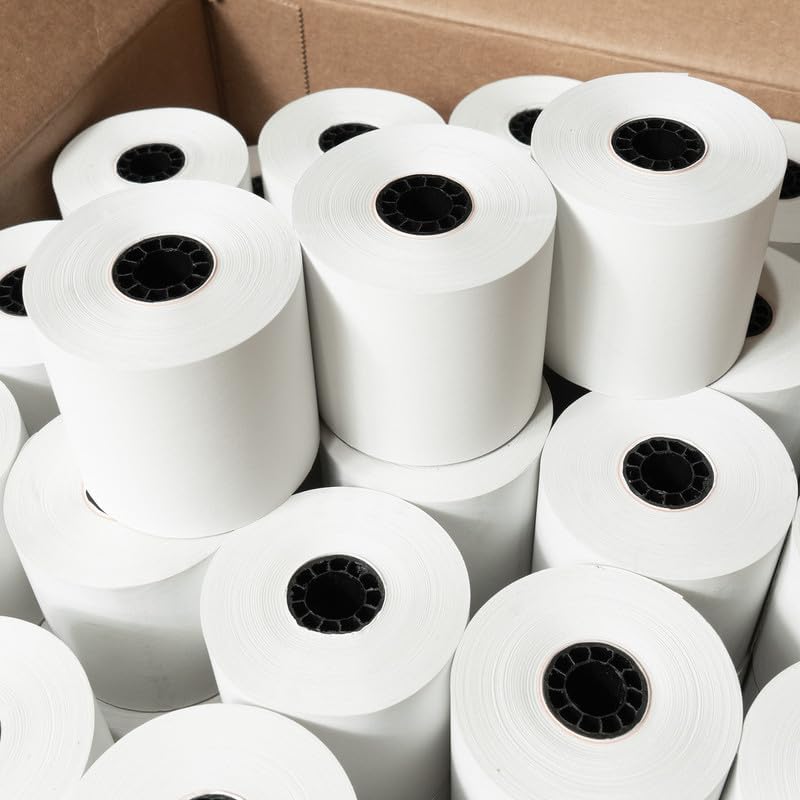 2-1/4" x 150' Thermal, 40 Rolls, Compatible with Talento Dassault, Veeder Root TLS350, Verifone Omni 3300 & 3350, and More