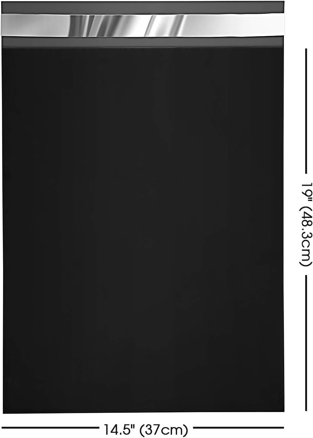 Metronic Poly Mailers 14.5x19 400 Pack Large Shipping Bags for Clothing Bulk,Self Adhesive Shipping Envelopes for Small Business,Waterproof Mailers Poly Bags for Shipping,Packaging Mailing Bags Black