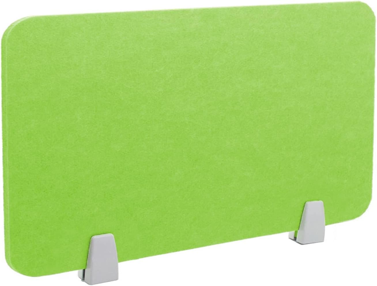 Icegrey Acoustic Desk Divider Privacy Panel Removable Sound Absorbing Desk Partition Board with 2 Clips for Student Call Centers Offices Braries Classrooms Library, Green, 19.5x11.7