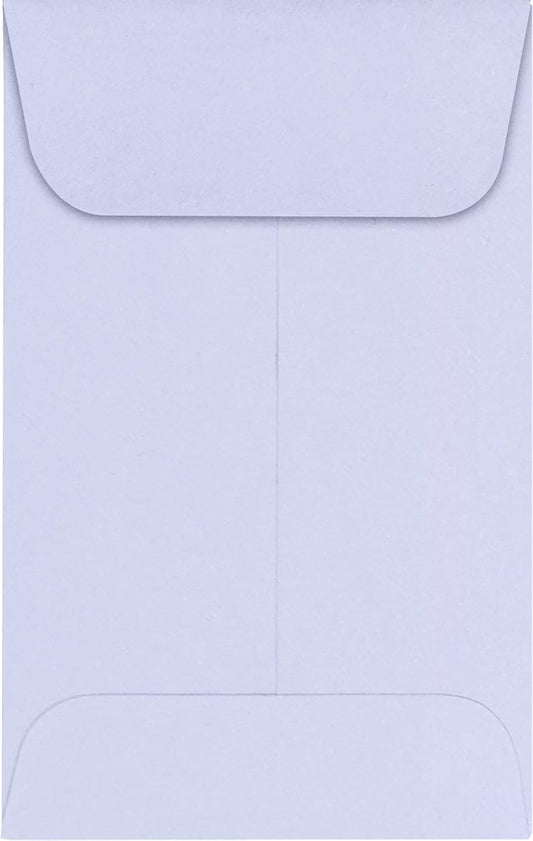 LUXPaper #1 Coin Envelopes | 2 1/4" x 3 1/2" | Lilac Purple | 80lb. Text | 1,000 Qty