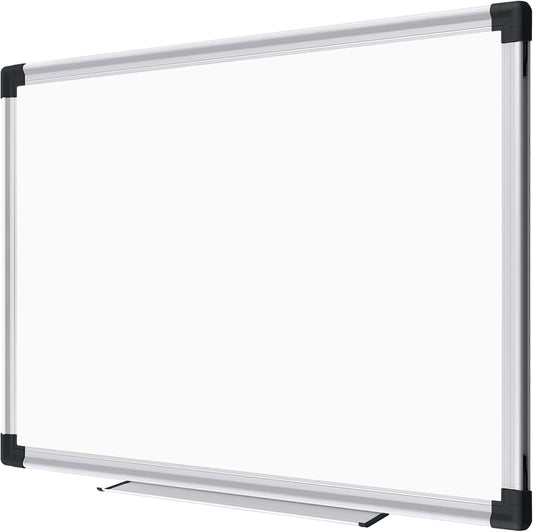 XBoard Small Magnetic Dry Erase Whiteboard 15 x 12 Inch, Hanging White Board Silver Aluminum for Home Office Classroom