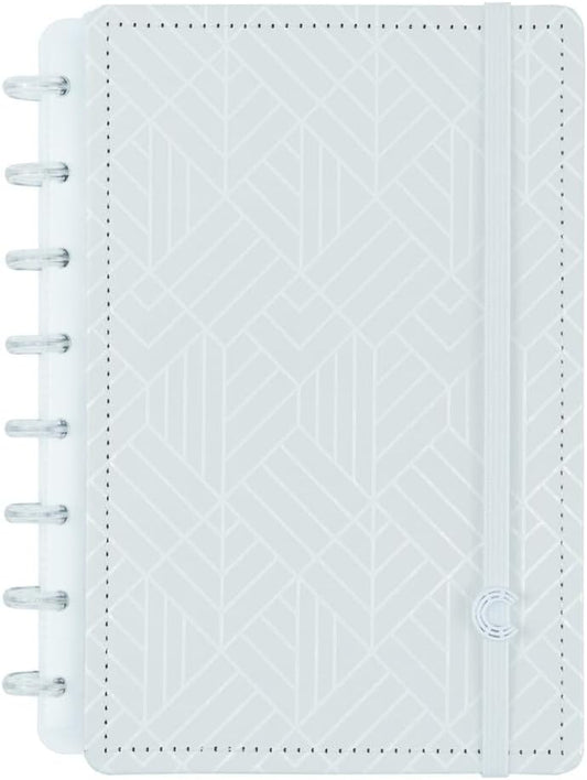 Discbound Premium - Plan, Organize, Customize, and Create with Ease. For Work Meetings, School, Journal, or Daily Use (ICE GREY, SMALL 5.51 x 7.87 in, 80 Pages)
