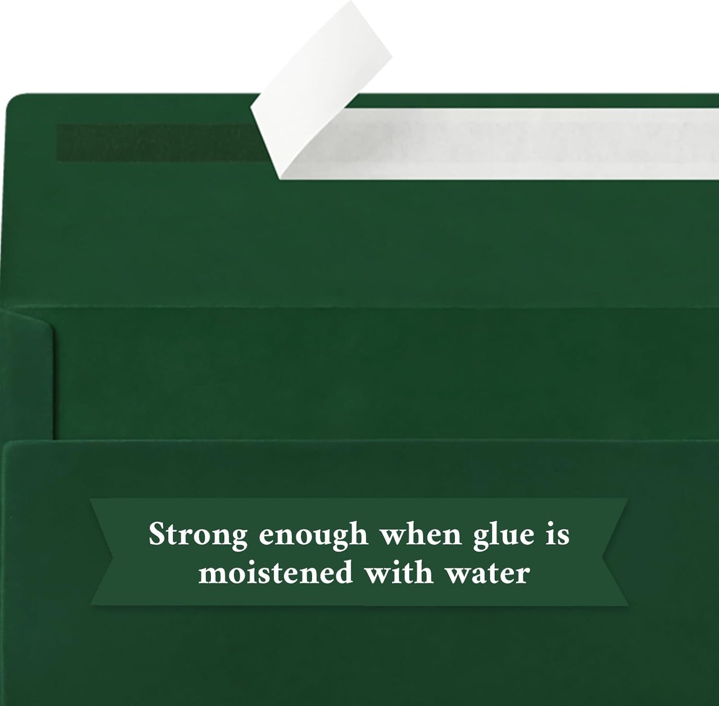 50 Pcs #10 Business Envelopes, 25 Pcs Red and 25 Pcs Dark Green Standard Envelopes Self Seal, Letter Size Mailing Envelopes for Christmas Birthday Graduation Wedding, 4 1/8 x 9 1/2 Inch