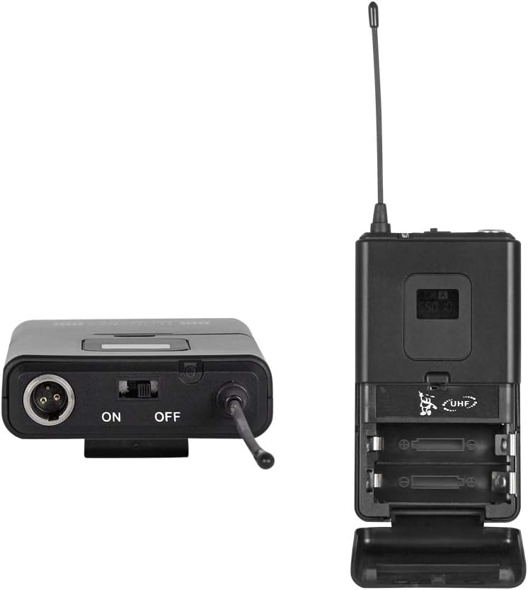 Wireless Microphone System Frequency A 8 Channel Microphone UHF 4 Handheld Mic 4 Headset 4 Lavalier Bodypack 4 Lapel Mic Karaoke System Church Speaking Conference Wedding Party Ktv