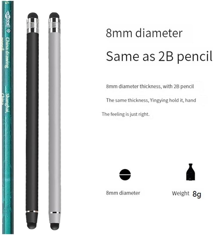 Stylus Pens for Touch Screens(5 Pack), 10 Replaceable Tips High Precision Capacitive Stylus Pen for iPad iPhone Android Tablets and All Universal Touch Screen Devices