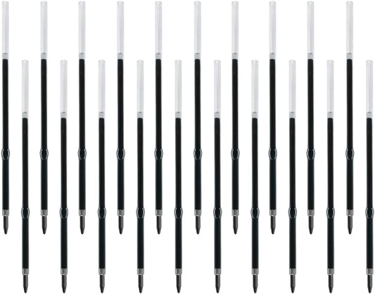 Ballpoint Pen with Stylus Tip, Soft Touch Click Pen, 2 in 1 Metal Pens, Medium Point(Black refills - 20 pcs)…