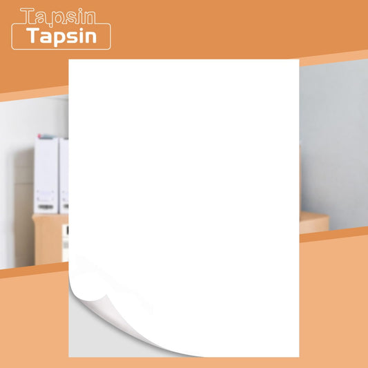 Full Sheet Labels 8.5 X 11, White Matte Sticker Paper, Laser/Inkjet Printing, 1000 Sheets, 1000 Labels, 1 Up Shipping Mailing Address Storage Bin Labels Stickers 8-1/2" x 11"