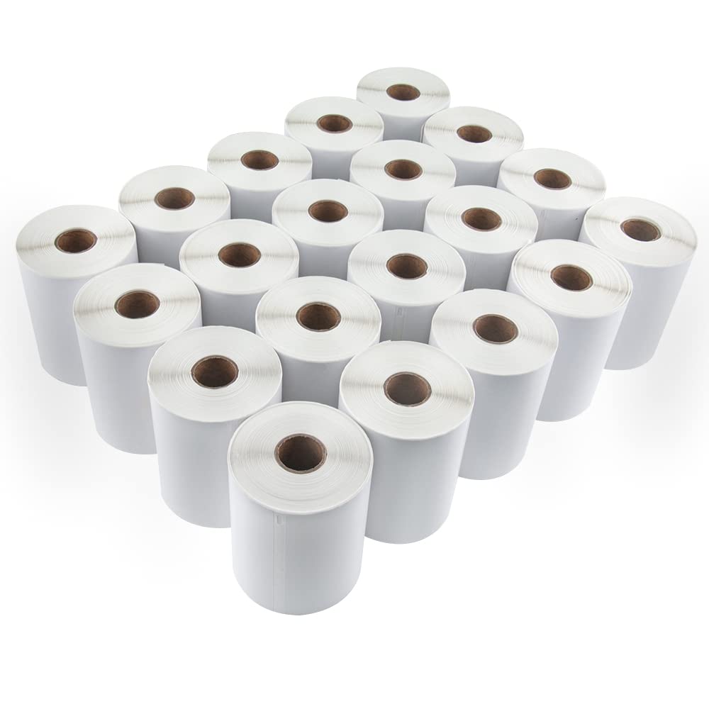 L LIKED 4400 PCS 4x6 Thermal Shipping Labels, 20 Rolls, Compatible with Rollo, Jadens, Nelko, DYMO 4XL 1744907 - Commercial Grade